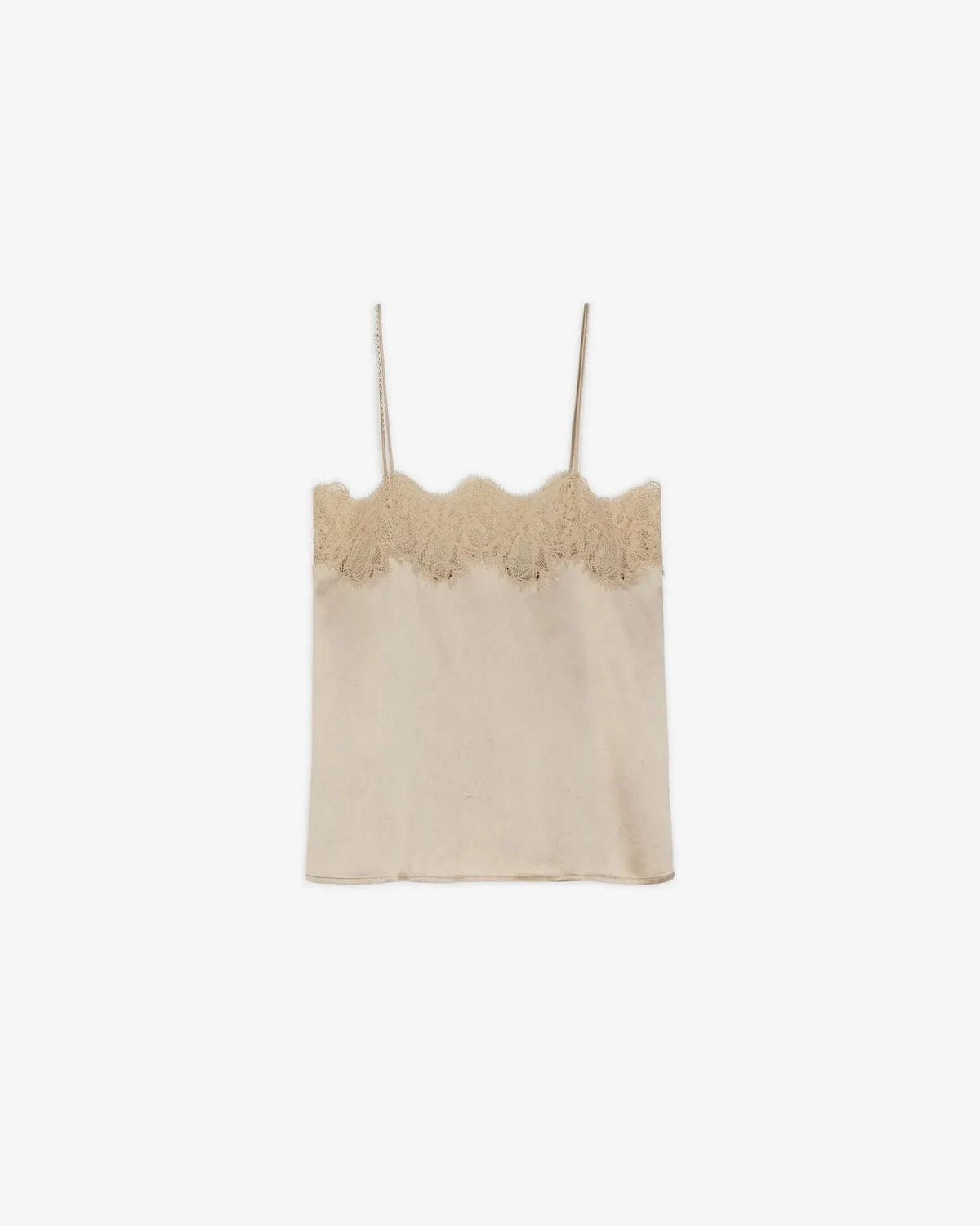 TOP LINGERIE IN SATIN E PIZZO