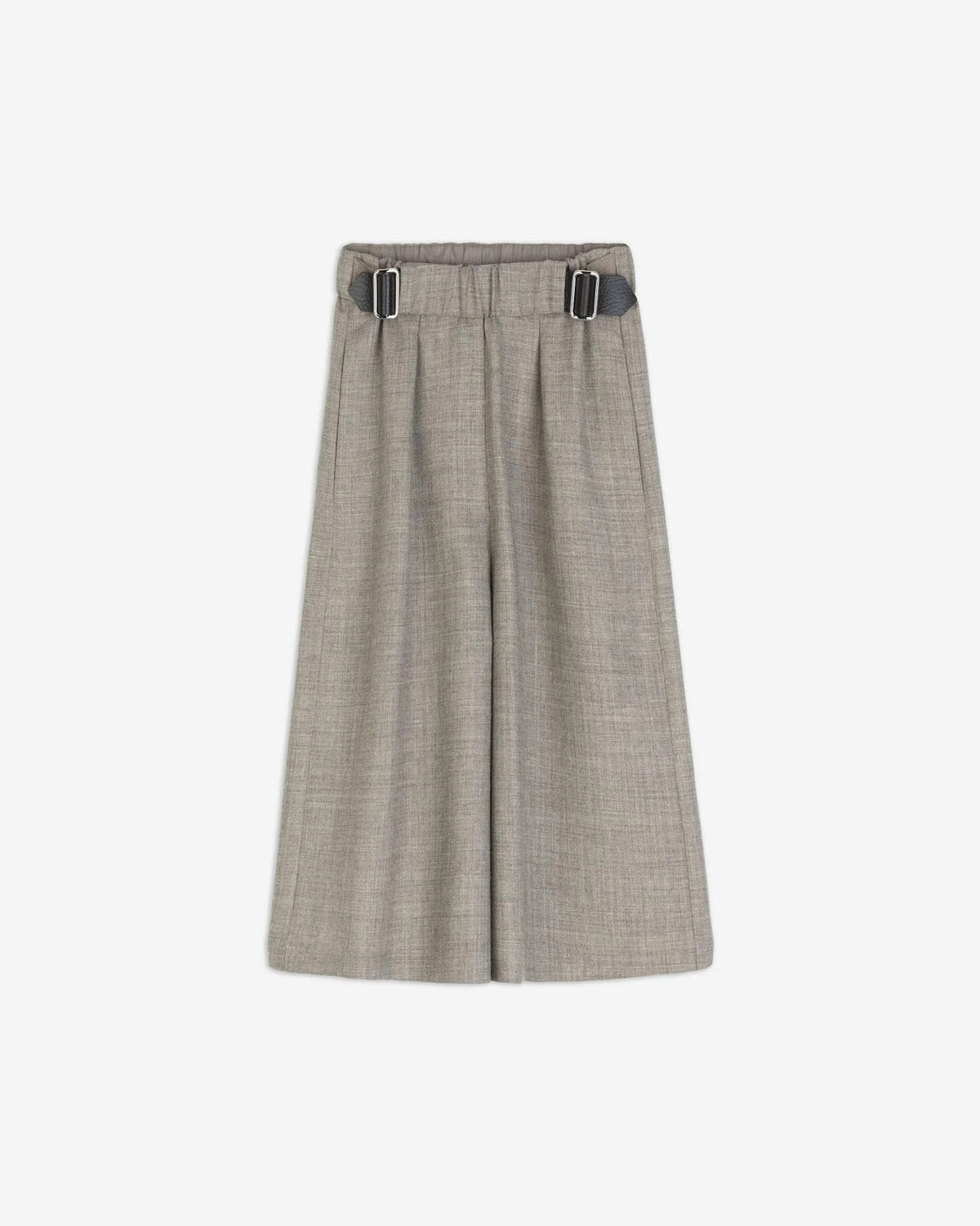 BERMUDA CON CINTURA IN PELLE