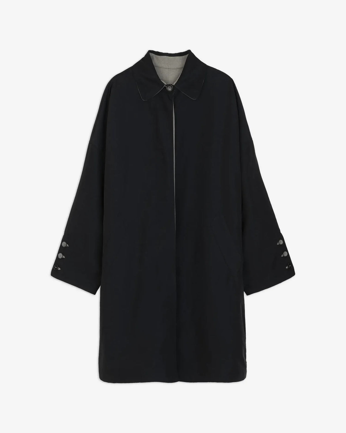 TRENCH IN NYLON E FLANELLA