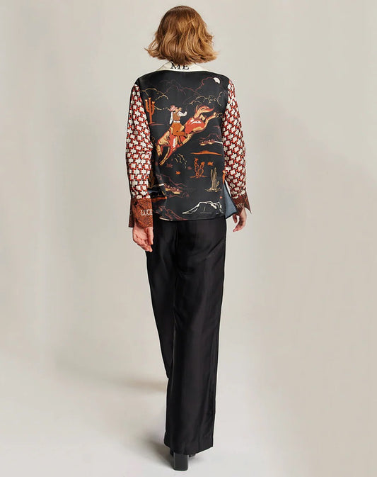 Reyna Rodeo Tie Shirt