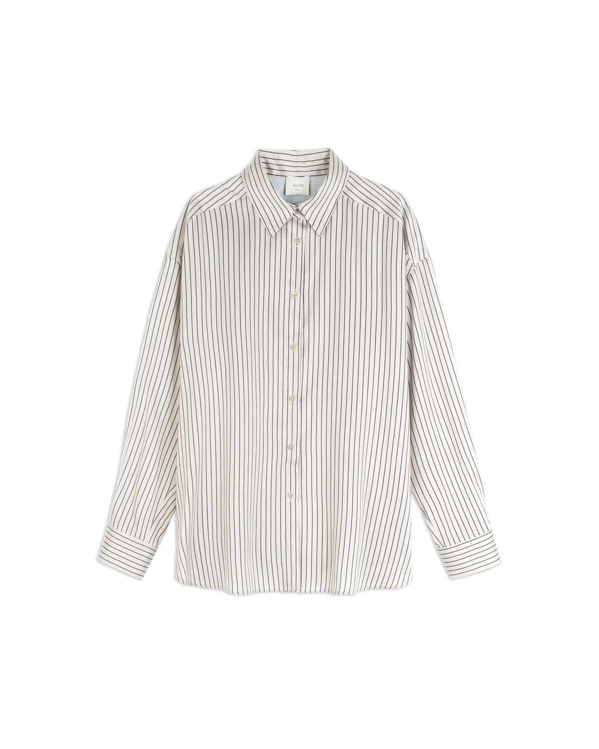 CAMICIA OVERSIZE A RIGHE