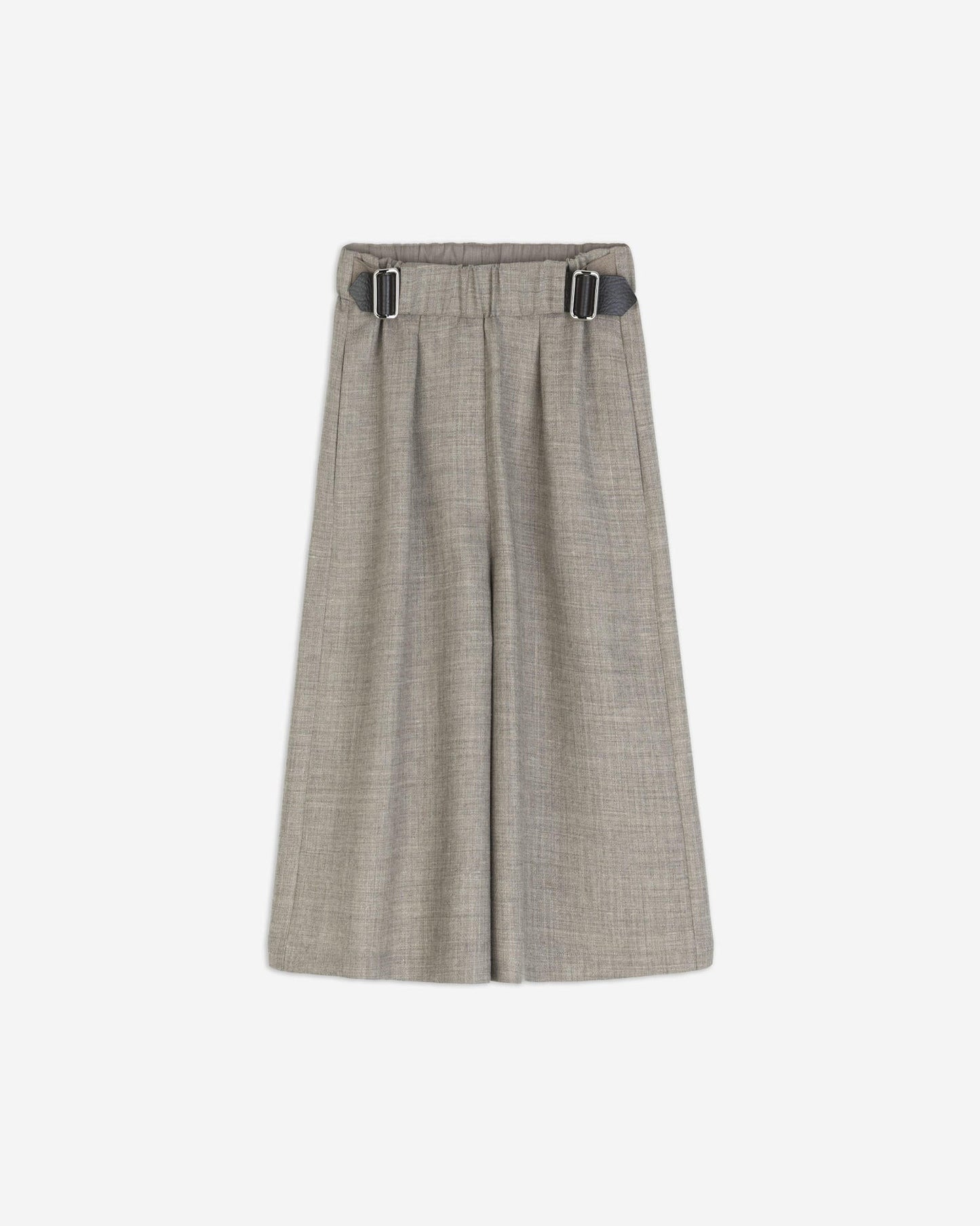 BERMUDA CON CINTURA IN PELLE