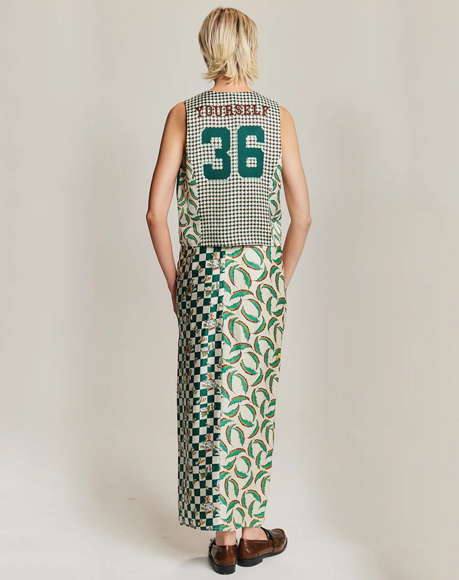 Luna Sporty Jade Tie Skirt