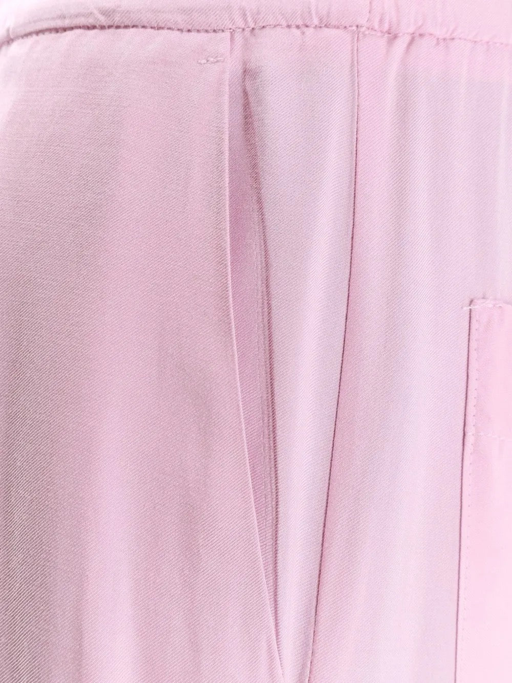 Pantaloni a gamba ampia con vita elasticizzata