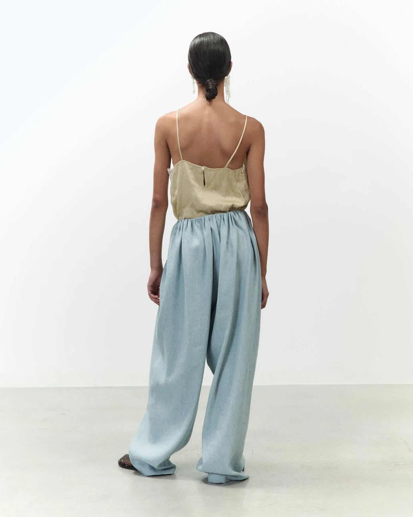 PANTALONE AMPIO MÉLANGE