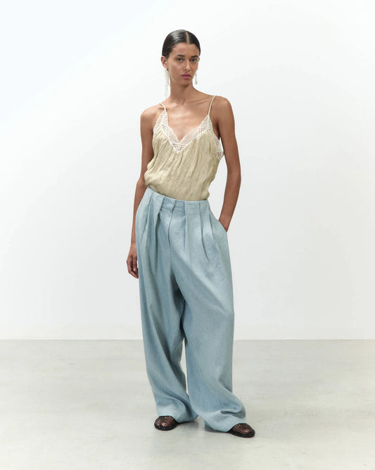 PANTALONE AMPIO MÉLANGE