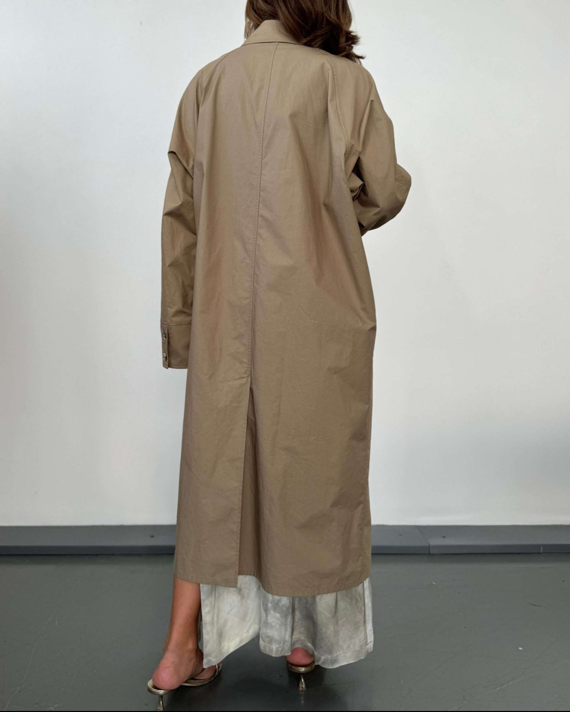 Trench in cotone