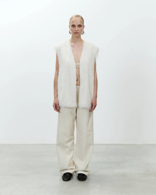 GILET CON FRANGE