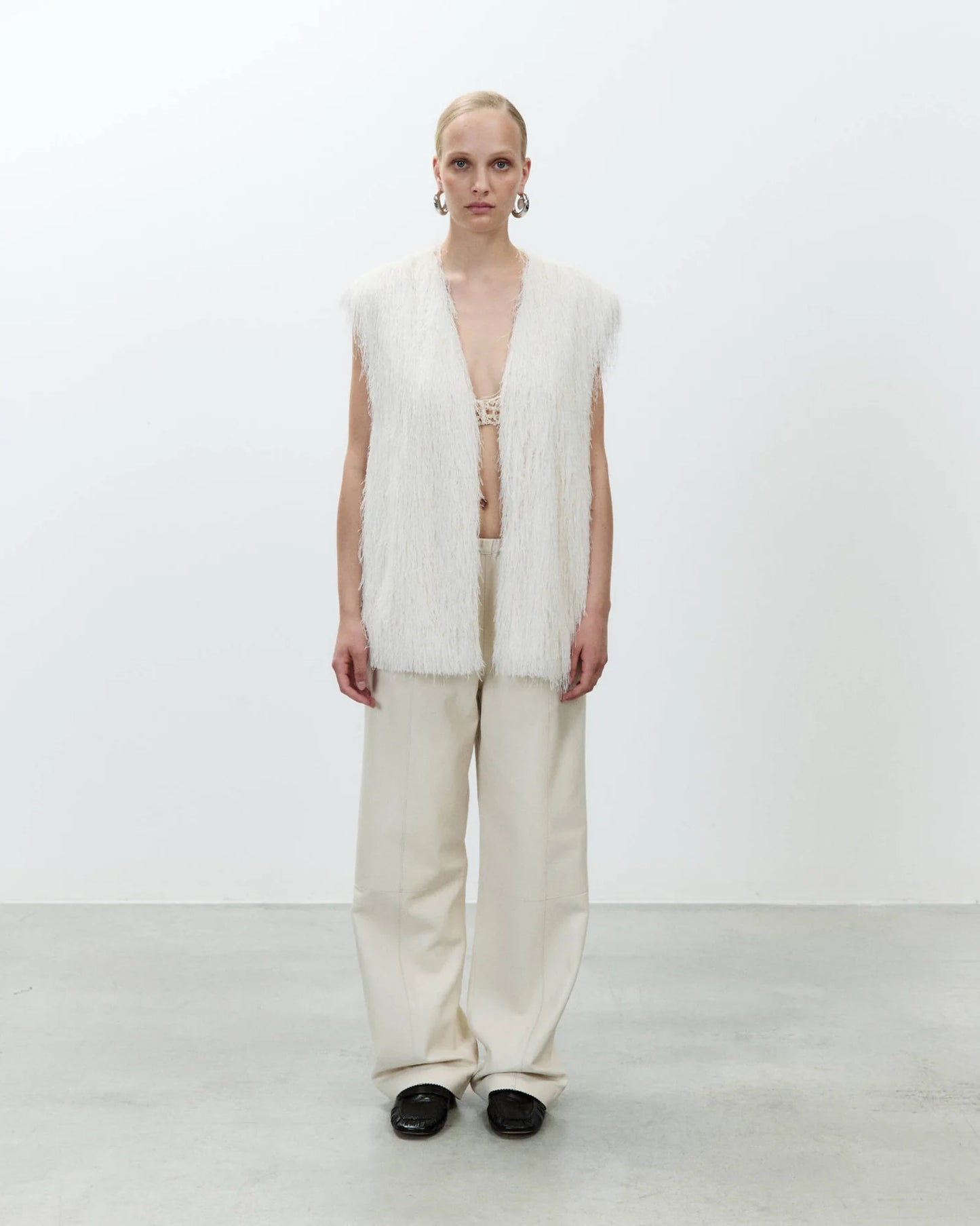 GILET CON FRANGE
