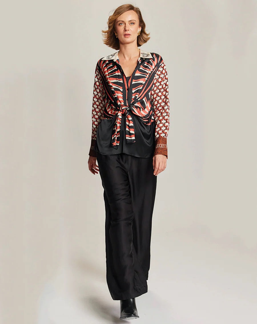 Reyna Rodeo Tie Shirt