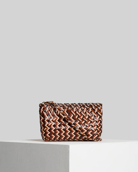 GOYA ZIG ZAG CHOCOLATE NUDE COGNAC