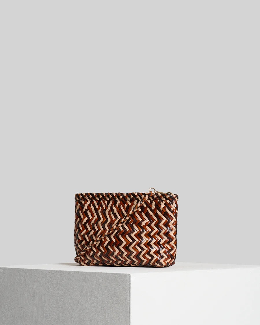 GOYA ZIG ZAG CHOCOLATE NUDE COGNAC