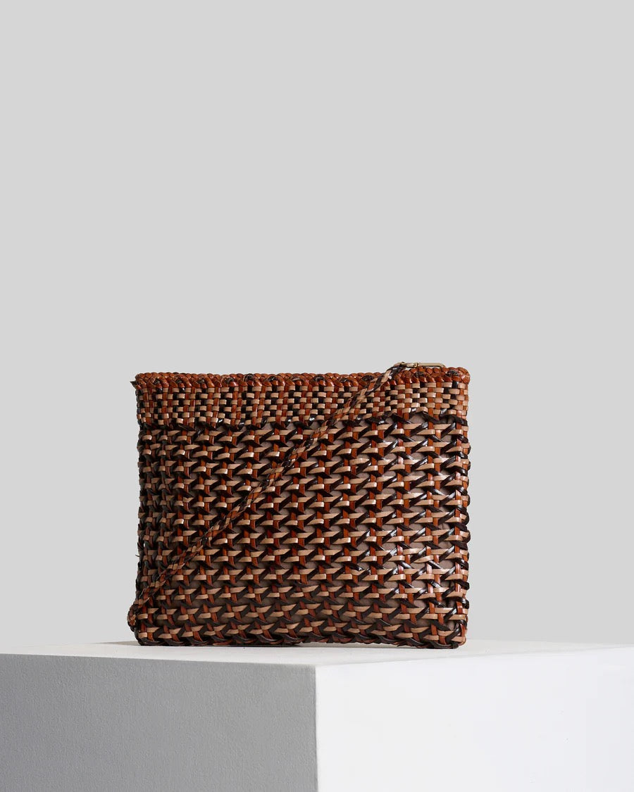 SALIMT CHAIR VAIN TAUPE-COGNAC-CHOCO