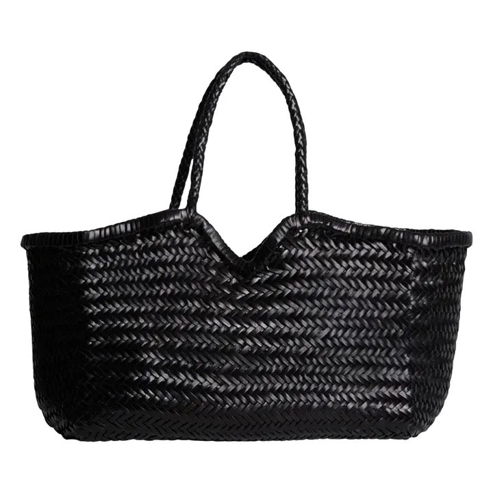 Borsa Neruda in pelle | Nero