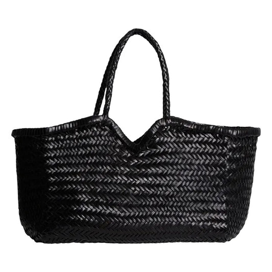 Borsa Neruda in pelle | Nero