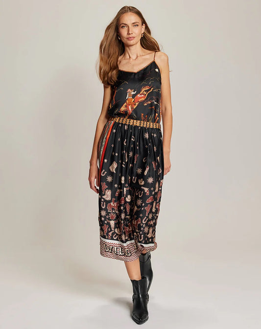 Vanessa Rodeo Midi Skirt