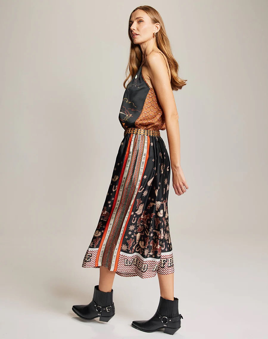 Vanessa Rodeo Midi Skirt