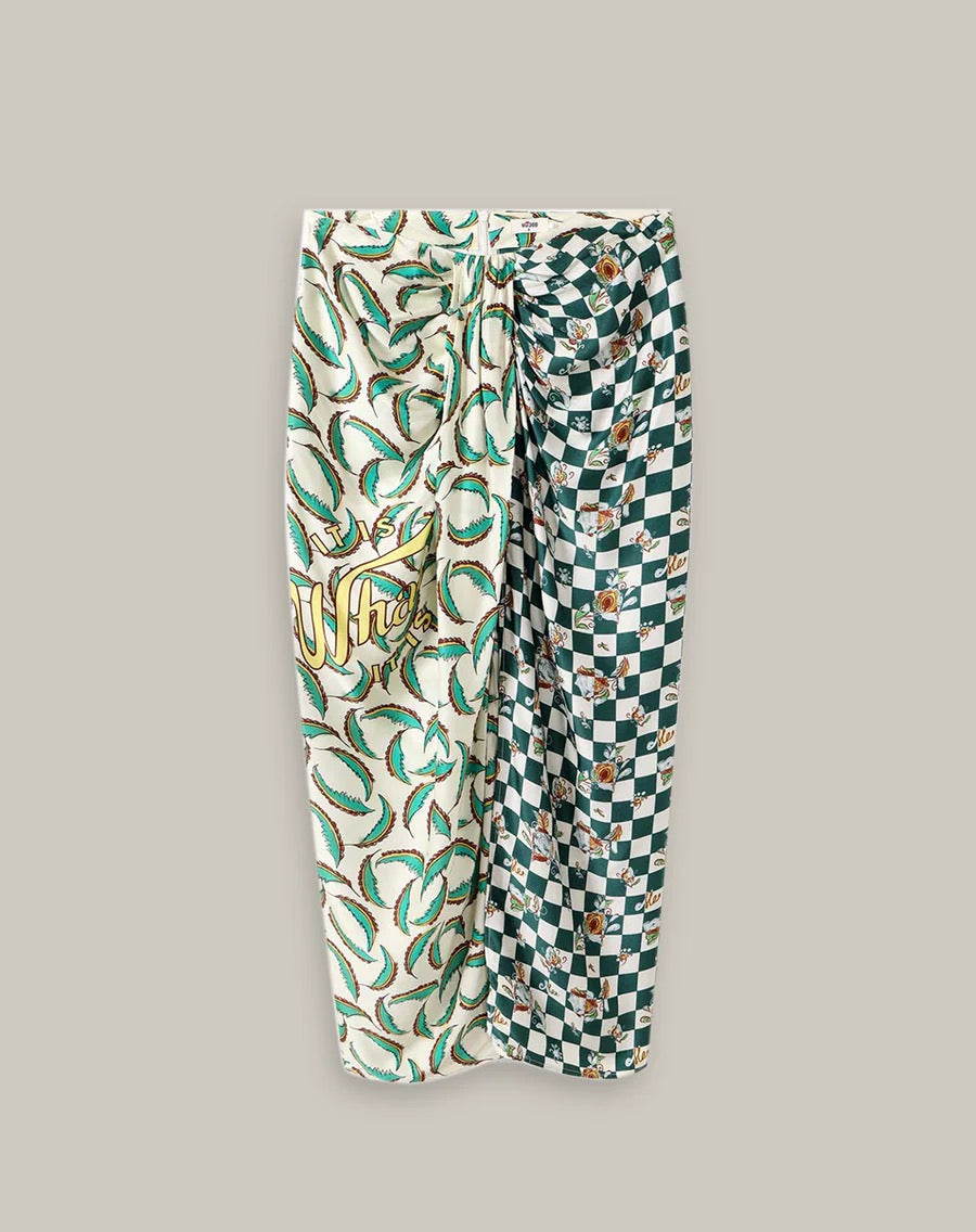 Luna Sporty Jade Tie Skirt
