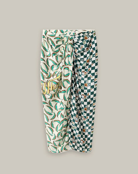 Luna Sporty Jade Tie Skirt
