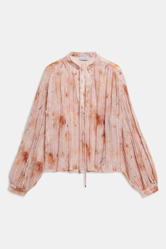 Blusa plissettata