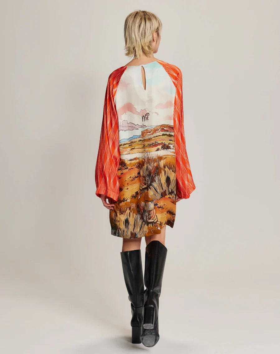 Alani Rodeo Neck Mini Dress
