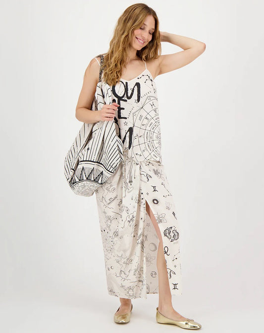 Luna Zodiac Tie Front Skirt