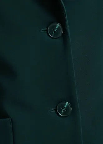 Blazer monopetto sartoriale verde scuro