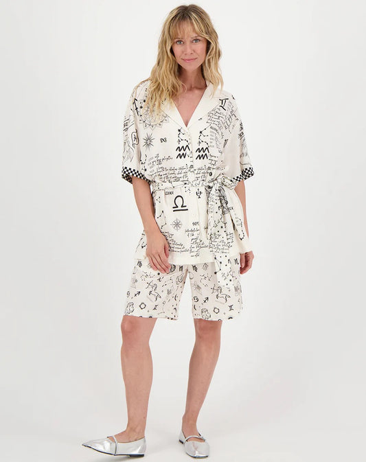 Eleanor Bermuda Zodiac Shorts