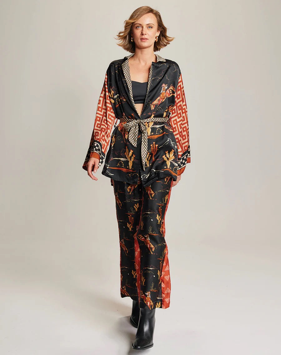 Lucia Rodeo Belted Kimono