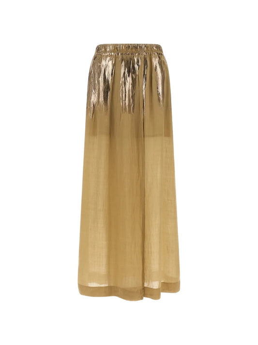 Gonna midi elasticizzata